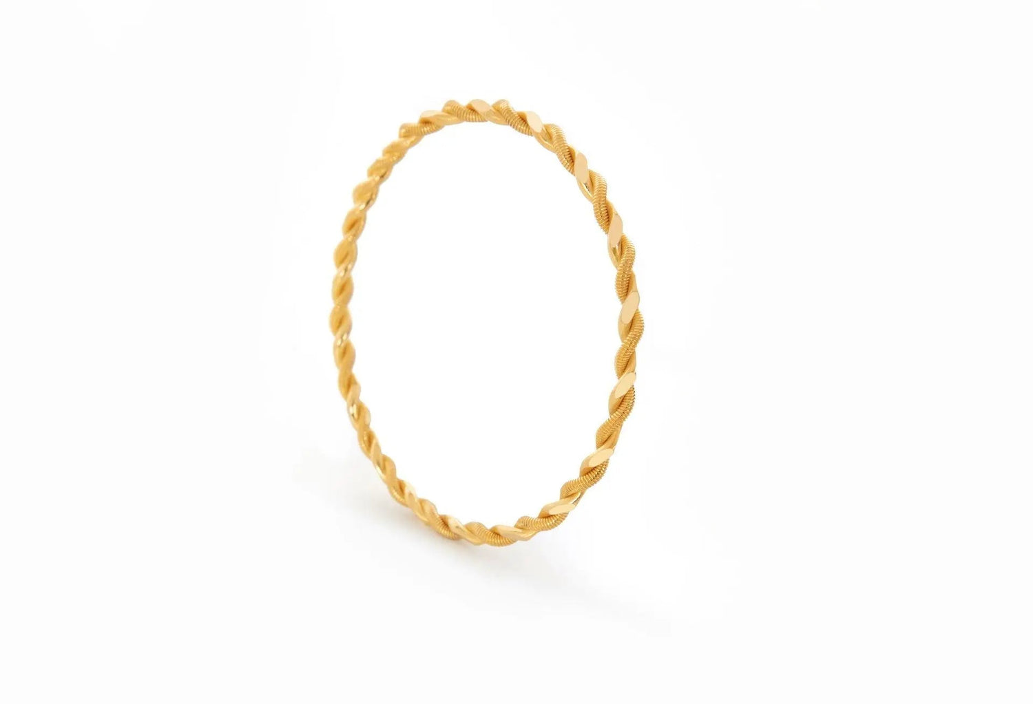 Twirl 22 Gold Bangle Collection - Chrysus Golds